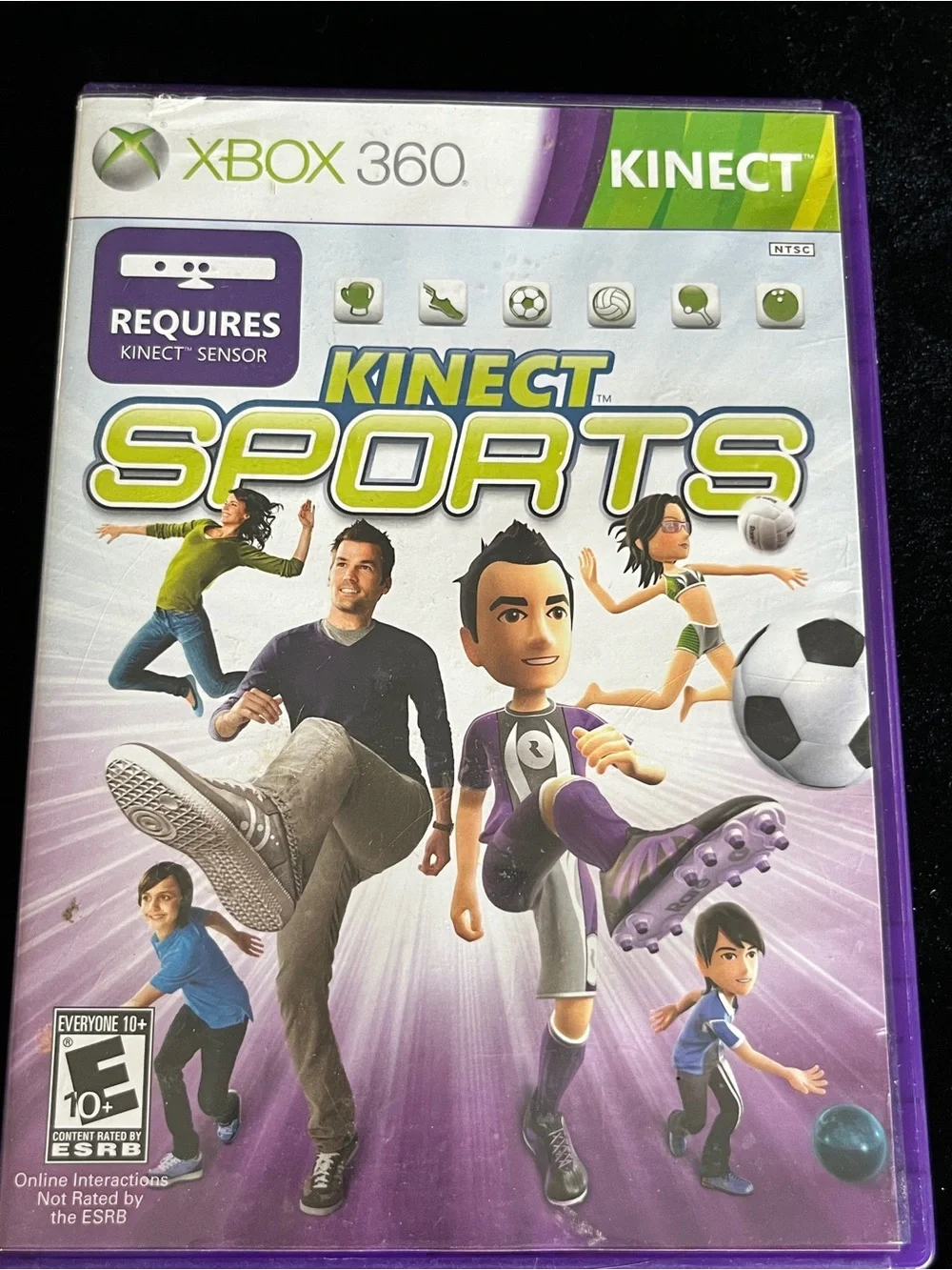 🩵 Kinect SPORTS XBOX 360 Simulation Video Game Complete